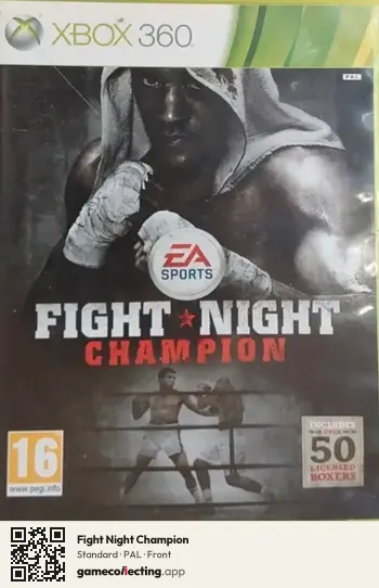 Fight Night Champion Xbox 360, PAL box front