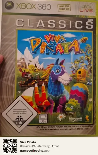 Viva Piñata Xbox 360, Germany box front