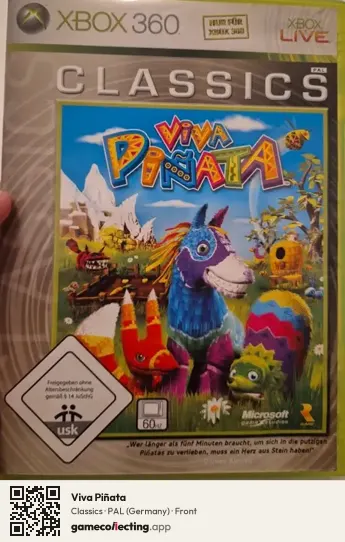 Viva Piñata Xbox 360, Germany box front
