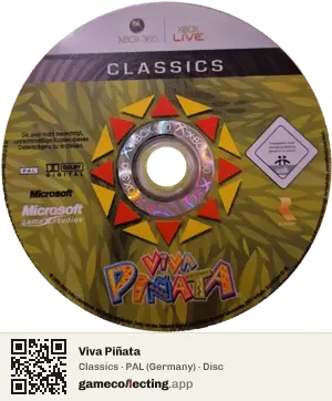 Viva Piñata Xbox 360, PAL disc