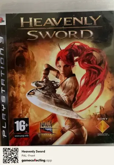 Heavenly Sword PlayStation 3, PAL box front