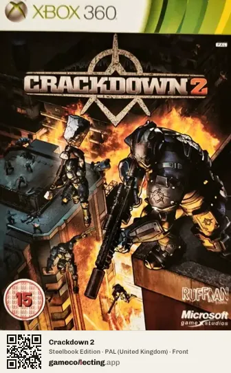 Crackdown 2 Xbox 360, United Kingdom box front