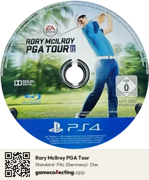 Rory McIlroy PGA Tour PlayStation 4, PAL disc
