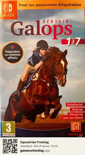 Equestrian Training Nintendo Switch, France box front