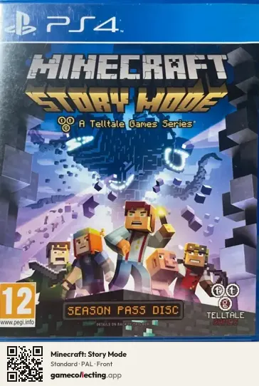 Minecraft: Story Mode PlayStation 4, PAL box front