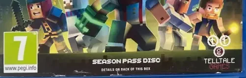 Minecraft: Story Mode Season Two, the PEGI square on its front