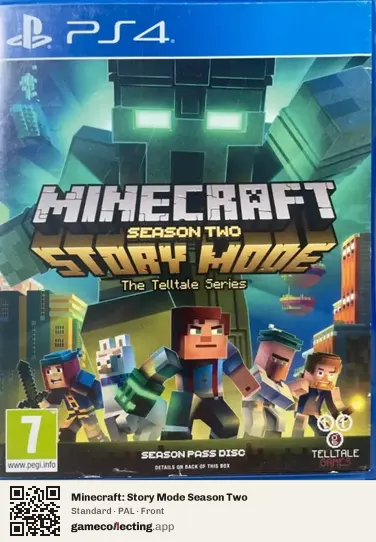Minecraft: Story Mode Season Two PlayStation 4, PAL box front