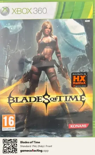 Blades of Time Xbox 360, Italy box front
