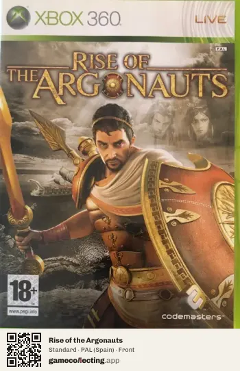 Rise of the Argonauts Xbox 360, Spain box front