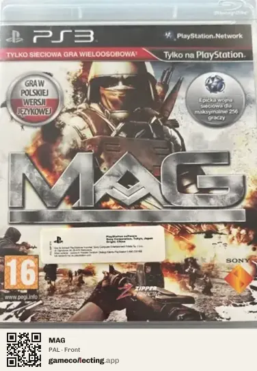 MAG PlayStation 3, PAL box front