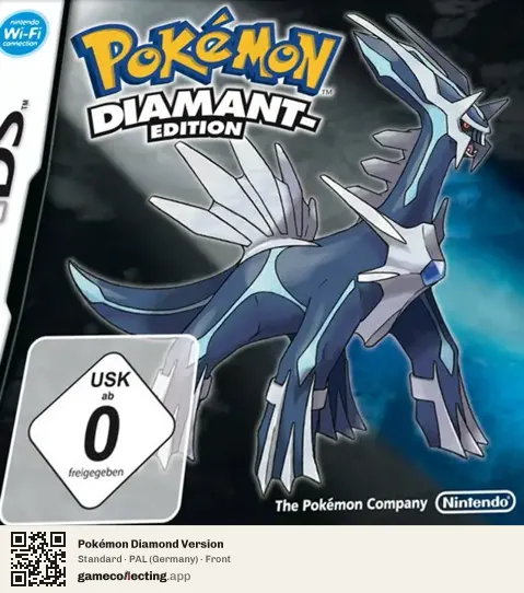 Pokémon Diamond Version Nintendo DS, Germany box front