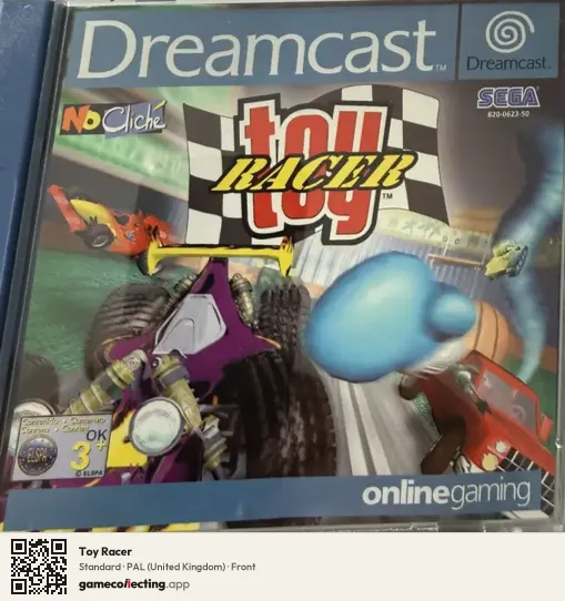 Toy Racer Sega Dreamcast, United Kingdom box front