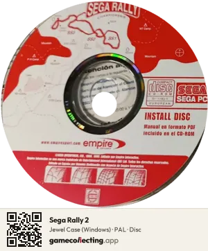Sega Rally 2 Computer, PAL disc