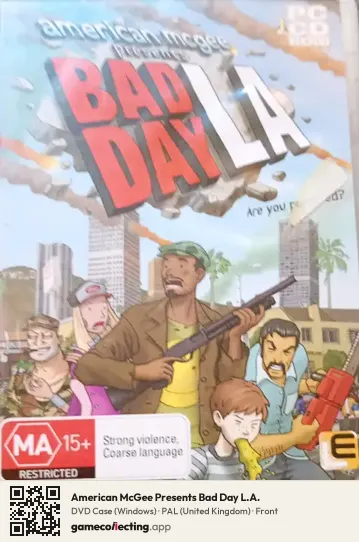 American McGee Presents Bad Day L.A. Computer, United Kingdom box front