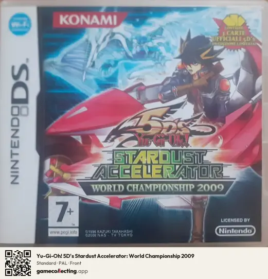 Yu-Gi-Oh! 5D's Stardust Accelerator: World Championship 2009 Nintendo DS, PAL box front