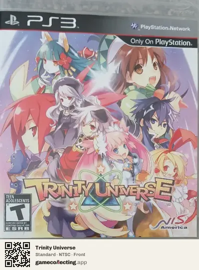 Trinity Universe PlayStation 3, NTSC box front