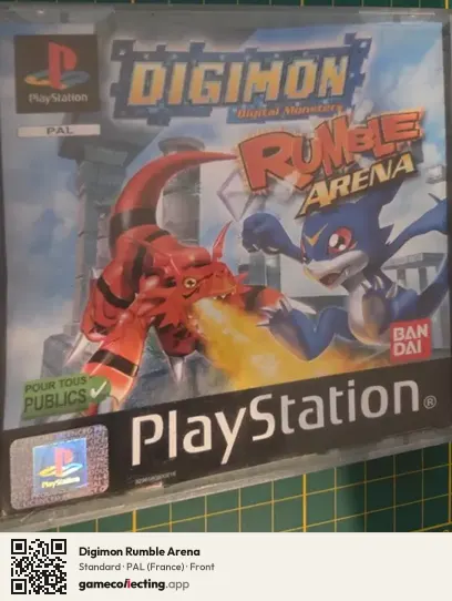 Digimon Rumble Arena PlayStation, France box front