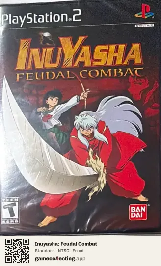 Inuyasha: Feudal Combat PlayStation 2, NTSC box front