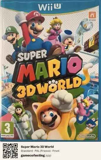 Super Mario 3D World Nintendo Wii U, France box front