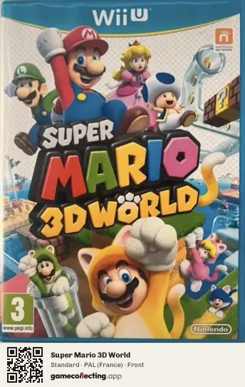 Super Mario 3D World Nintendo Wii U, France box front