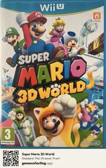Super Mario 3D World Nintendo Wii U, France box front