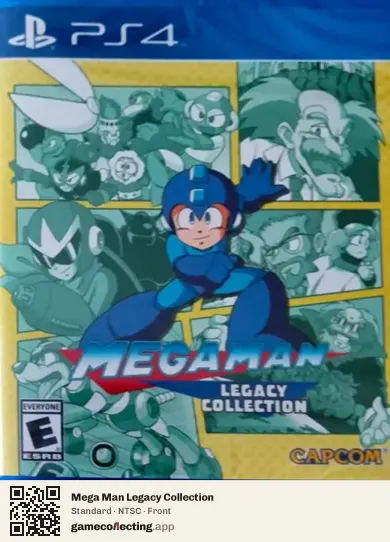 Mega Man Legacy Collection PlayStation 4, NTSC box front