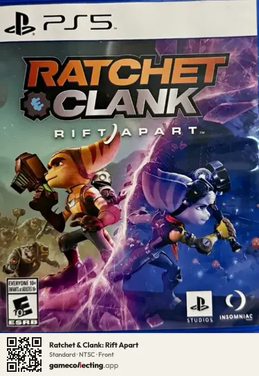Ratchet & Clank: Rift Apart PlayStation 5, NTSC box front