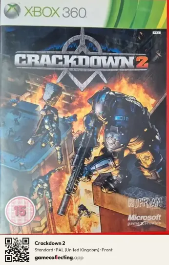 Crackdown 2 Xbox 360, United Kingdom box front