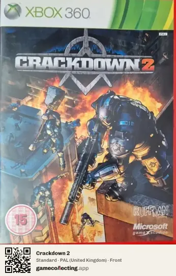 Crackdown 2 Xbox 360, United Kingdom box front