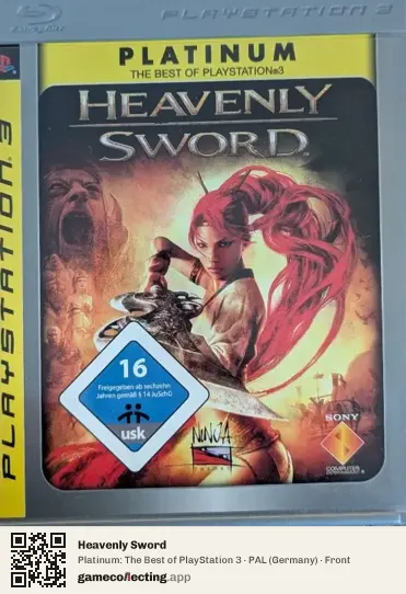 Heavenly Sword PlayStation 3, Germany box front