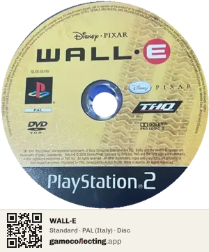 WALL-E PlayStation 2, PAL disc