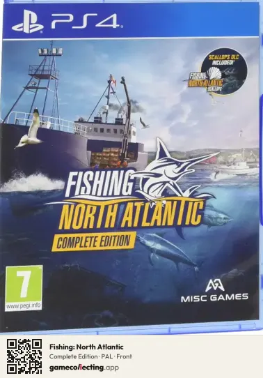 Fishing: North Atlantic PlayStation 4, PAL box front