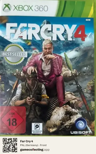 Far Cry 4 Xbox 360, Germany box front