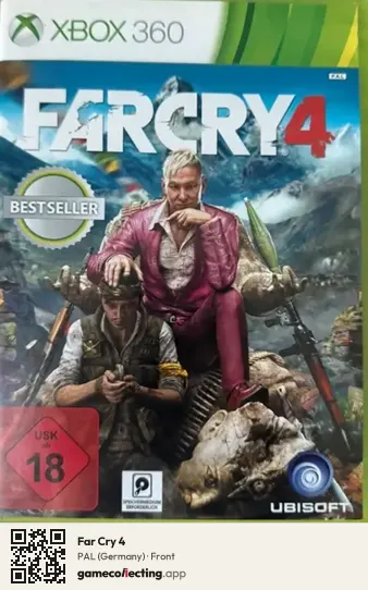 Far Cry 4 Xbox 360, Germany box front
