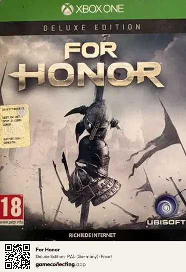 For Honor Xbox One, Germany box front