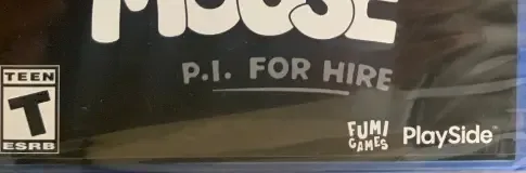 Mouse: P.I. for Hire, the ESRB box on its front