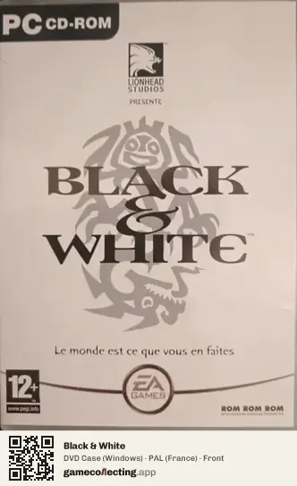 Black & White Computer, France box front