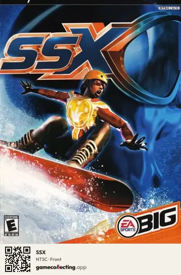 SSX PlayStation 2, NTSC box front