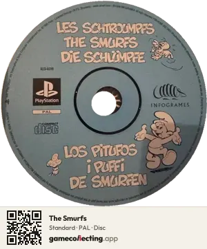 The Smurfs PlayStation, PAL disc