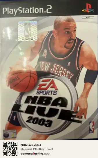 NBA Live 2003 PlayStation 2, Italy box front