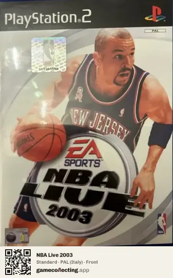 NBA Live 2003 PlayStation 2, Italy box front