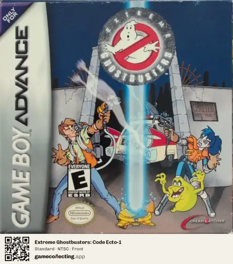 Extreme Ghostbusters: Code Ecto-1 Game Boy Advance, NTSC box front