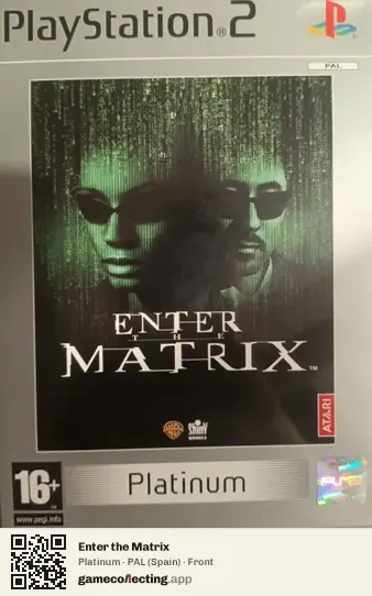 Enter the Matrix PlayStation 2, Spain box front