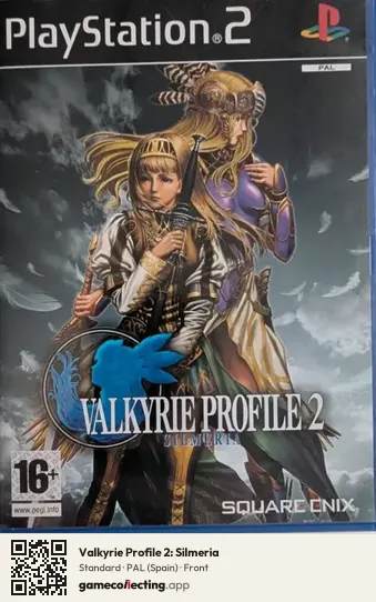 Valkyrie Profile 2: Silmeria PlayStation 2, Spain box front