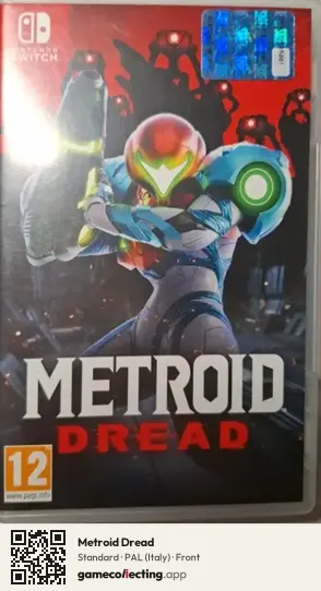Metroid Dread Nintendo Switch, Italy box front