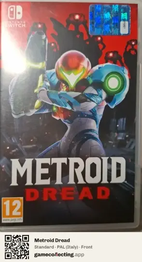 Metroid Dread Nintendo Switch, Italy box front