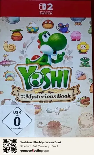Yoshi and the Mysterious Book Nintendo Switch 2, Germany box front