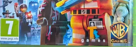 The LEGO Movie Videogame, the PEGI square on its front