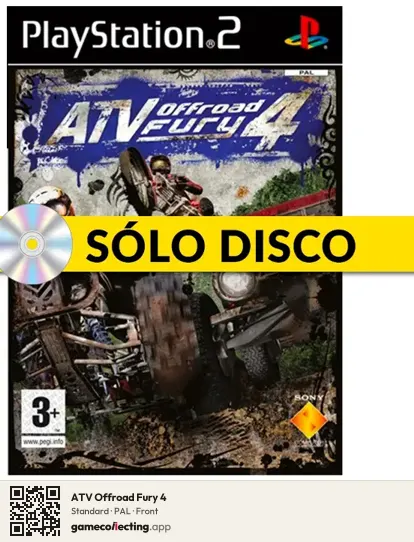 ATV Offroad Fury 4 PlayStation 2, PAL box front