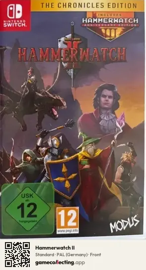 Hammerwatch II Nintendo Switch, Germany box front